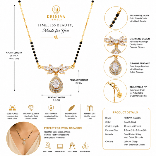 TearDrop Mangalsutra